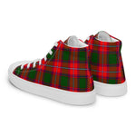 Plaid Tartan Men High Top Sneakers Clan Rattray Ancient Plaid Converse High Tops Sneakers, Converse Christmas Sneakers