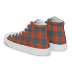 Plaid Tartan Men High Top Sneakers Clan Robertson Ancient Plaid Converse High Tops Sneakers, Converse Christmas Sneakers