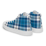 Plaid Tartan Men High Top Sneakers Clan Robertson Plaid Converse High Tops Sneakers, Converse Christmas Sneakers