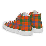 Plaid Tartan Men High Top Sneakers Clan Ross Ancient Plaid Converse High Tops Sneakers, Converse Christmas Sneakers