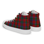 Plaid Tartan Men High Top Sneakers Clan Sinclair Plaid Converse High Tops Sneakers, Converse Christmas Sneakers