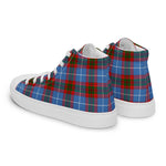 Plaid Tartan Men High Top Sneakers Clan Skirving Plaid Converse High Tops Sneakers, Converse Christmas Sneakers