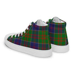 Plaid Tartan Men High Top Sneakers Clan Sinclair Plaid Converse High Tops Sneakers, Converse Christmas Sneakers