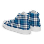 Plaid Tartan Men High Top Sneakers Clan Strathclyde District Plaid Converse High Tops Sneakers, Converse Christmas Sneakers