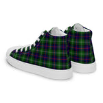 Plaid Tartan Men High Top Sneakers Clan Swinton Plaid Converse High Tops Sneakers, Converse Christmas Sneakers