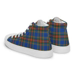 Scotstee Shop - Scotstee Shop Plaid Tartan High Top Sneakers Clan MacBeth Ancient Plaid Converse High Tops Sneakers, Converse Christmas Sneakers