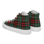 Scotstee Shop - Scotstee Shop Plaid Tartan High Top Sneakers Clan MacDiarmid Plaid Converse High Tops Sneakers, Converse Christmas Sneakers