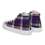 Scotstee Shop - Scotstee Shop Plaid Tartan High Top Sneakers Clan MacDonald Dress Modern Plaid Converse High Tops Sneakers, Converse Christmas Sneakers