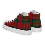 Scotstee Shop - Scotstee Shop Plaid Tartan High Top Sneakers Clan MacDuff Plaid Converse High Tops Sneakers, Converse Christmas Sneakers