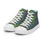 Plaid Tartan Men High Top Sneakers Clan Whitelaw Ancient Plaid Converse High Tops Sneakers, Converse Christmas Sneakers