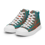Plaid Tartan Men High Top Sneakers Clan Wilson Ancient Plaid Converse High Tops Sneakers, Converse Christmas Sneakers