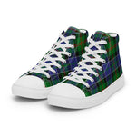 Plaid Tartan Men High Top Sneakers Clan Paterson Ancient Plaid Converse High Tops Sneakers, Converse Christmas Sneakers