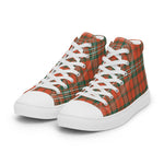 Plaid Tartan Men High Top Sneakers Clan Scott Ancient Plaid Converse High Tops Sneakers, Converse Christmas Sneakers