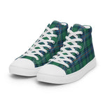 Plaid Tartan Men High Top Sneakers Clan Shaw Ancient Plaid Converse High Tops Sneakers, Converse Christmas Sneakers