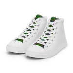 Plaid Tartan Men High Top Sneakers Clan Strange of Balcaskie Plaid Converse High Tops Sneakers, Converse Christmas Sneakers