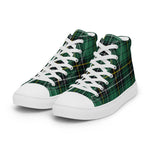 Scotstee Shop - Scotstee Shop Plaid Tartan High Top Sneakers Clan MacAlpine Plaid Converse High Tops Sneakers, Converse Christmas Sneakers