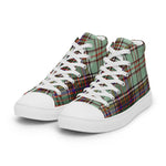 Scotstee Shop - Scotstee Shop Plaid Tartan High Top Sneakers Clan MacAndrew Plaid Converse High Tops Sneakers, Converse Christmas Sneakers