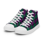 Scotstee Shop - Scotstee Shop Plaid Tartan High Top Sneakers Clan MacArthur Milton Plaid Converse High Tops Sneakers, Converse Christmas Sneakers