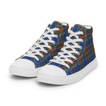 Scotstee Shop - Scotstee Shop Plaid Tartan High Top Sneakers Clan MacBeth Ancient Plaid Converse High Tops Sneakers, Converse Christmas Sneakers