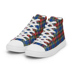 Scotstee Shop - Scotstee Shop Plaid Tartan High Top Sneakers Clan MacBeth Modern Plaid Converse High Tops Sneakers, Converse Christmas Sneakers