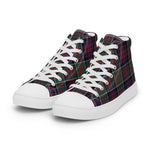 Scotstee Shop - Scotstee Shop Plaid Tartan High Top Sneakers Clan Macdonald Plaid Converse High Tops Sneakers, Converse Christmas Sneakers