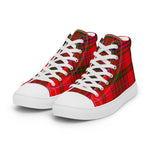 Scotstee Shop - Scotstee Shop Plaid Tartan High Top Sneakers Clan MacDougall Plaid Converse High Tops Sneakers, Converse Christmas Sneakers