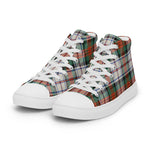 Scotstee Shop - Scotstee Shop Plaid Tartan High Top Sneakers Clan MacDuff Dress Ancient Plaid Converse High Tops Sneakers, Converse Christmas Sneakers