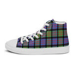 Scotstee Shop - Scotstee Shop Plaid Tartan High Top Sneakers Clan Macdonald Of Ranald Plaid Converse High Tops Sneakers, Converse Christmas Sneakers
