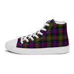 Scotstee Shop - Scotstee Shop Plaid Tartan High Top Sneakers Clan MacDonell Of Glengarry Modern Plaid Converse High Tops Sneakers, Converse Christmas Sneakers