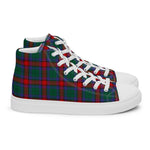 Tartan Men High Top Shoes Clan Jardine Dress Plaid Converse High Tops Sneakers, Converse Christmas Sneakers Plaid High Top Shoes For Men
