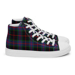 Tartan Men High Top Shoes Clan Nairn Plaid Converse High Tops Sneakers, Converse Christmas Sneakers Plaid High Top Shoes For Men