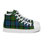 Tartan Men High Top Shoes Clan Newlands Plaid Converse High Tops Sneakers, Converse Christmas Sneakers Plaid High Top Shoes For Men