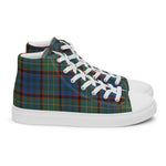 Tartan Men High Top Shoes Clan Nicolson Hunting Ancient Plaid Converse High Tops Sneakers, Converse Christmas Sneakers Plaid High Top Shoes For Men