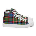 Tartan Men High Top Shoes Clan Norvel Plaid Converse High Tops Sneakers, Converse Christmas Sneakers Plaid High Top Shoes For Men