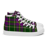 Tartan Men High Top Shoes Clan Taylor Plaid Converse High Tops Sneakers, Converse Christmas Sneakers Plaid High Top Shoes For Men