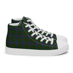 Plaid Tartan Men High Top Sneakers Clan Ogilvie Hunting Plaid Converse High Tops Sneakers, Converse Christmas Sneakers