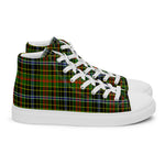 Plaid Tartan Men High Top Sneakers Clan Walkinshaw Plaid Converse High Tops Sneakers, Converse Christmas Sneakers