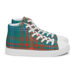 Plaid Tartan Men High Top Sneakers Clan Wilson Ancient Plaid Converse High Tops Sneakers, Converse Christmas Sneakers