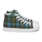 Plaid Tartan Men High Top Sneakers Clan Porterfield Plaid Converse High Tops Sneakers, Converse Christmas Sneakers