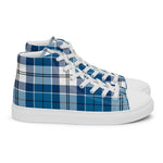 Plaid Tartan Men High Top Sneakers Clan Roberton Plaid Converse High Tops Sneakers, Converse Christmas Sneakers