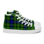 Plaid Tartan Men High Top Sneakers Clan Rollo Plaid Converse High Tops Sneakers, Converse Christmas Sneakers
