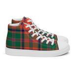 Plaid Tartan Men High Top Sneakers Clan Stewart of Appin Ancient Plaid Converse High Tops Sneakers, Converse Christmas Sneakers