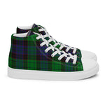 Plaid Tartan Men High Top Sneakers Clan Stewart Old Modern Plaid Converse High Tops Sneakers, Converse Christmas Sneakers