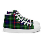 Plaid Tartan Men High Top Sneakers Clan Sutherland Modern Plaid Converse High Tops Sneakers, Converse Christmas Sneakers