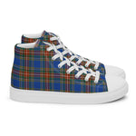Scotstee Shop - Scotstee Shop Plaid Tartan High Top Sneakers Clan MacBeth Ancient Plaid Converse High Tops Sneakers, Converse Christmas Sneakers