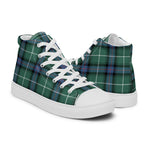 Scotstee Shop - Scotstee Shop Plaid Tartan High Top Sneakers Clan MacDonald Of The Isles Ancient Plaid Converse High Tops Sneakers, Converse Christmas Sneakers