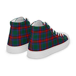 Tartan Men High Top Shoes Clan Jardine Dress Plaid Converse High Tops Sneakers, Converse Christmas Sneakers Plaid High Top Shoes For Men