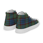 Tartan Men High Top Shoes Clan Nicolson Hunting Ancient Plaid Converse High Tops Sneakers, Converse Christmas Sneakers Plaid High Top Shoes For Men
