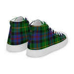 Tartan Men High Top Shoes Clan Tait Plaid Converse High Tops Sneakers, Converse Christmas Sneakers Plaid High Top Shoes For Men