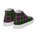 Tartan Men High Top Shoes Clan Taylor Plaid Converse High Tops Sneakers, Converse Christmas Sneakers Plaid High Top Shoes For Men